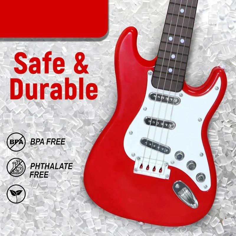 BowLift | 4-String E-Guitar Toy for Kids - Portable Musical Instrument, Perfect Gift for Young Musicians