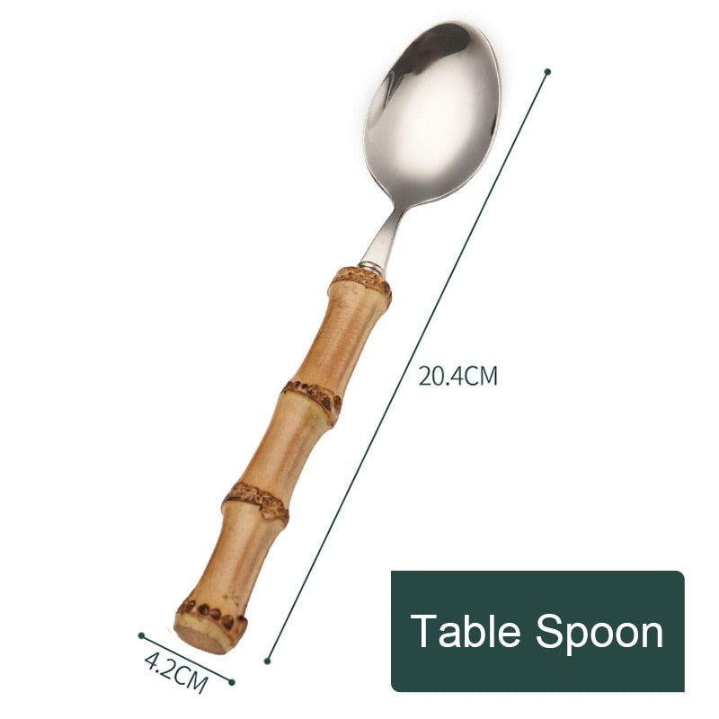 BowLift | Creative Retro Bamboo Cutlery