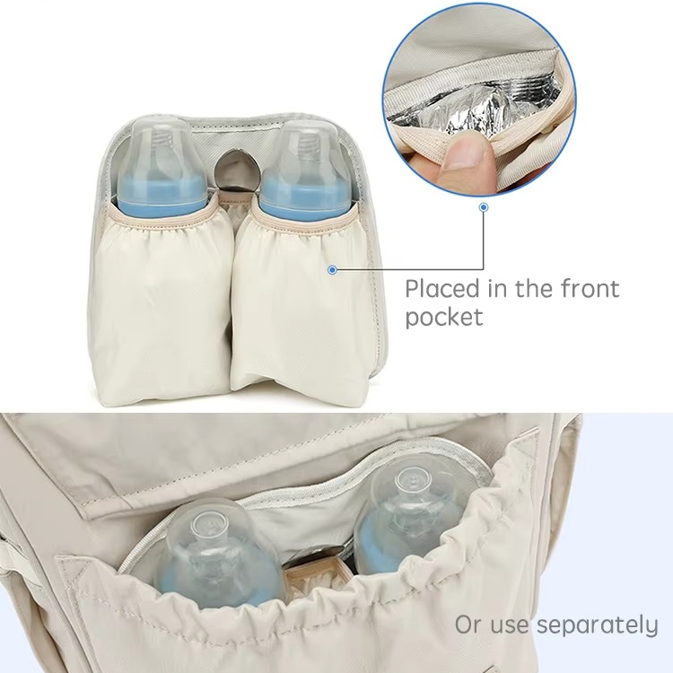 BowLift | Baby Diaper Backpack with Stroller Hooks, Waterproof Travel Maternity Bag for Everyday Essentials