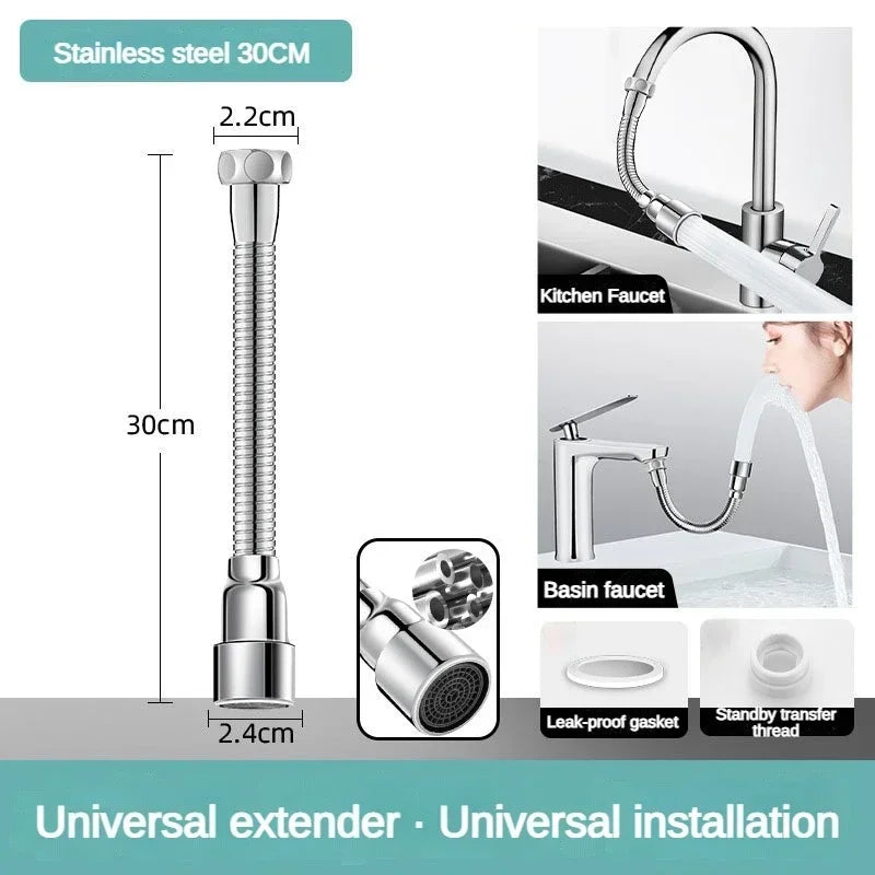 BowLift | Universal Flexible Adjustable Kitchen Faucet Extender Nozzle