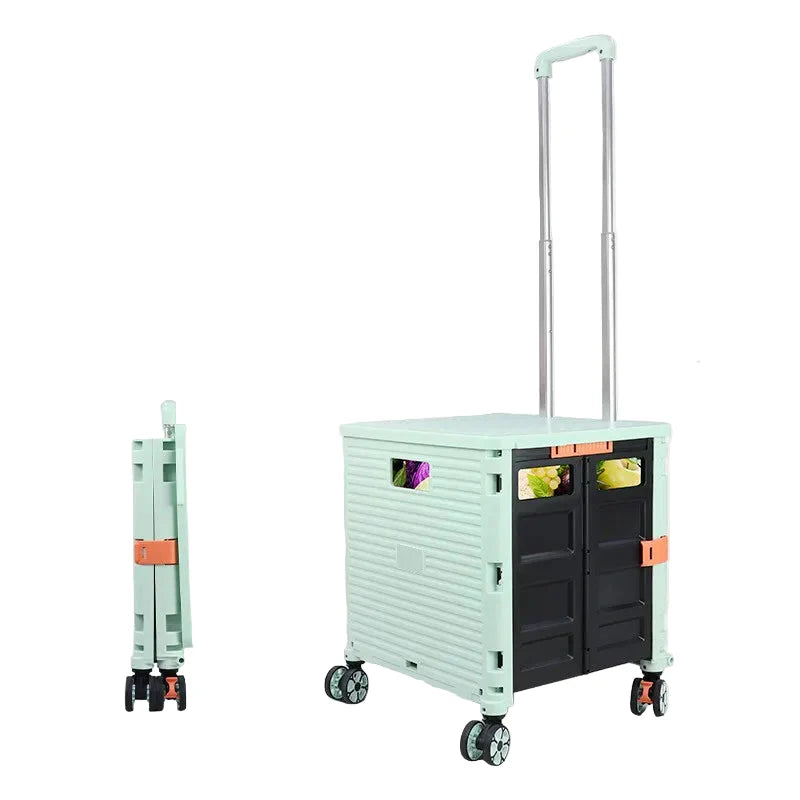 BowLift | Folding Shopping Trolley with Silent Wheels – EasyCart