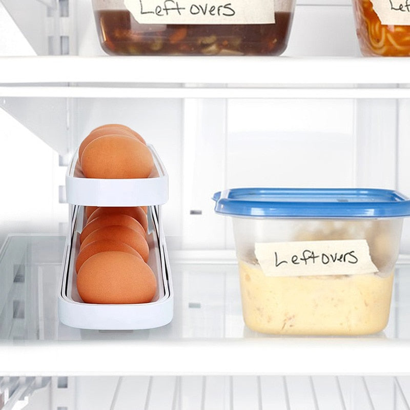 BowLift | Automatic Egg Rolling Holder Organizer Rack