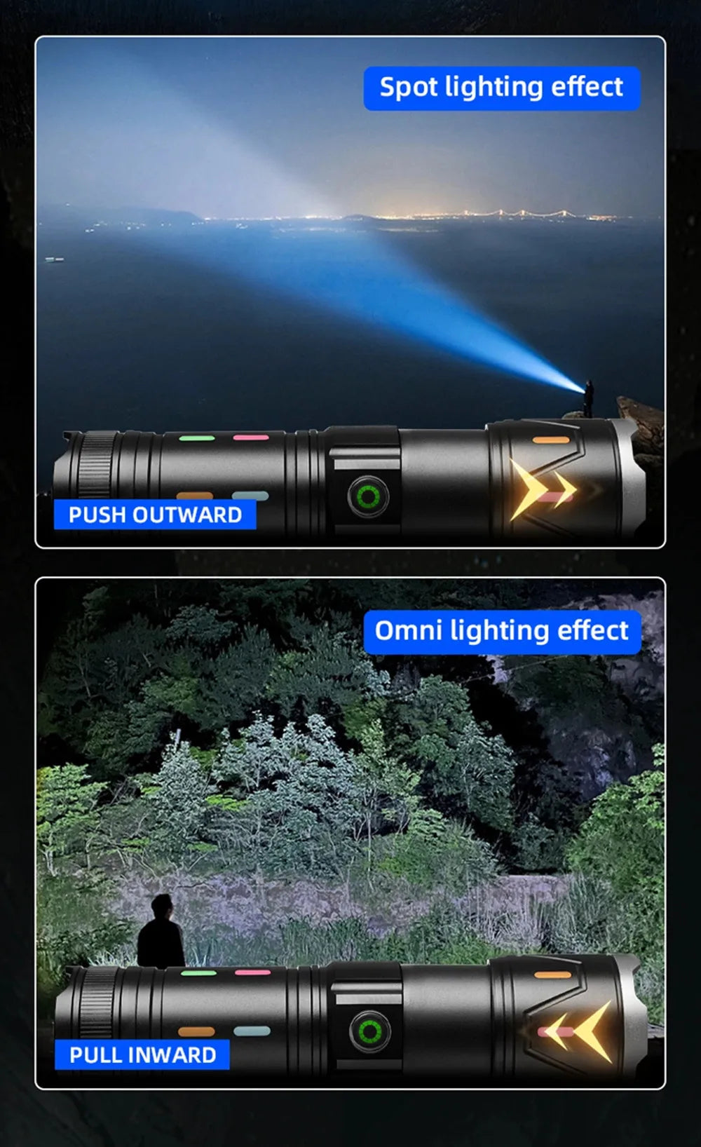 BowLift | High Power LED Flashlight