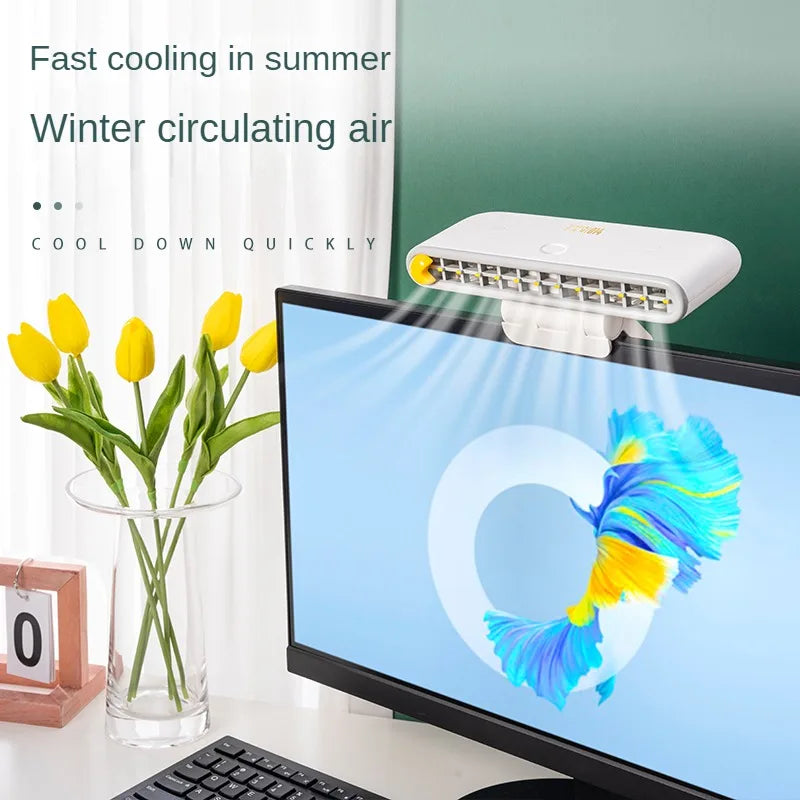 BowLift | Turbo Strong Airflow Screen Hanging Cooling Fan