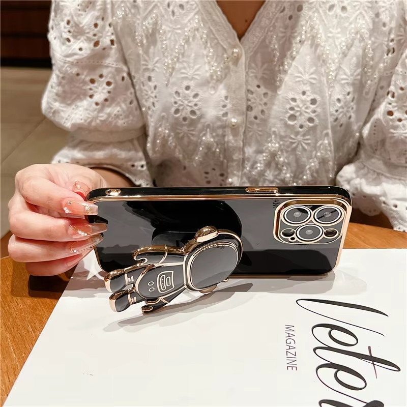 BowLift | Astronaut Kickstand Soft Case for Various iPhone Models