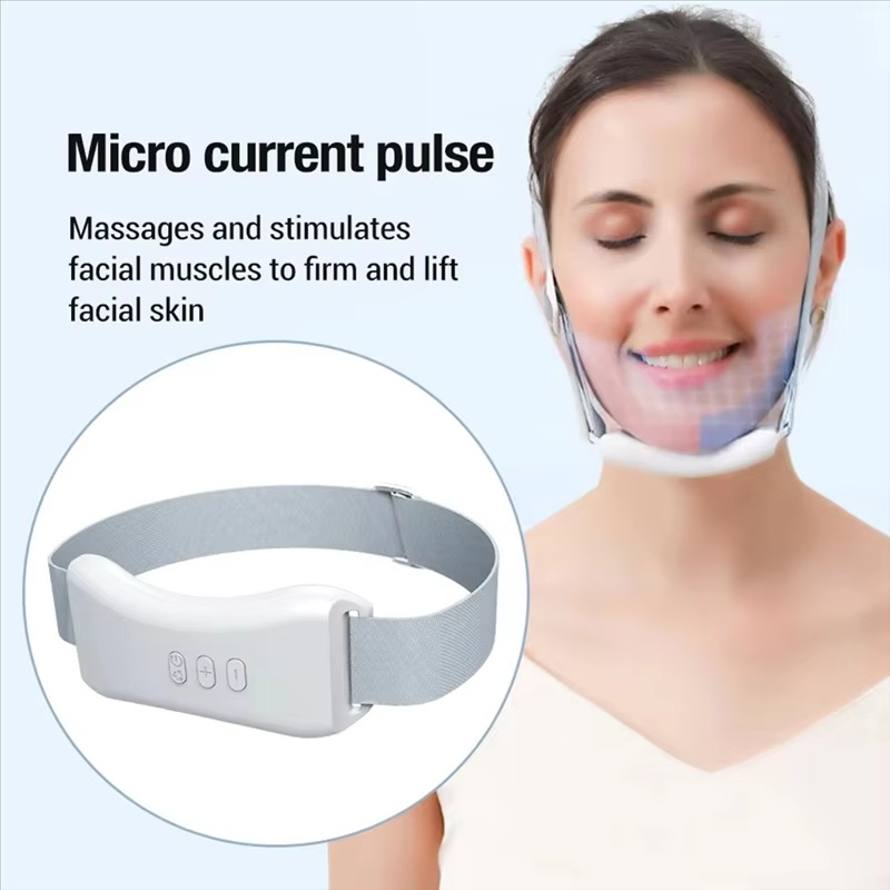 BowLift | Face Slimming Device EMS Microcurrent Sculpting Vibrating Belt with Heat Compress for Personal Care