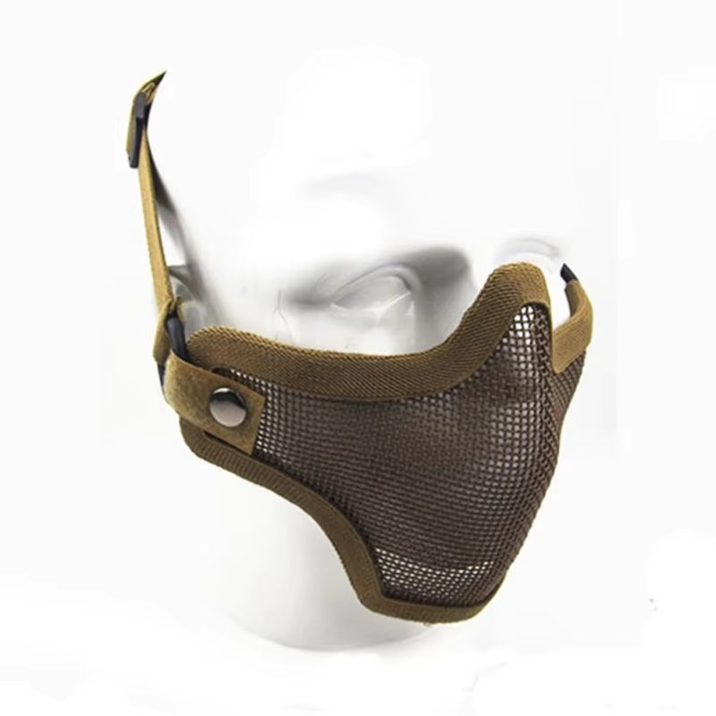 BowLift | Camouflage Tactical Airsoft Steel Mesh Half Face Mask