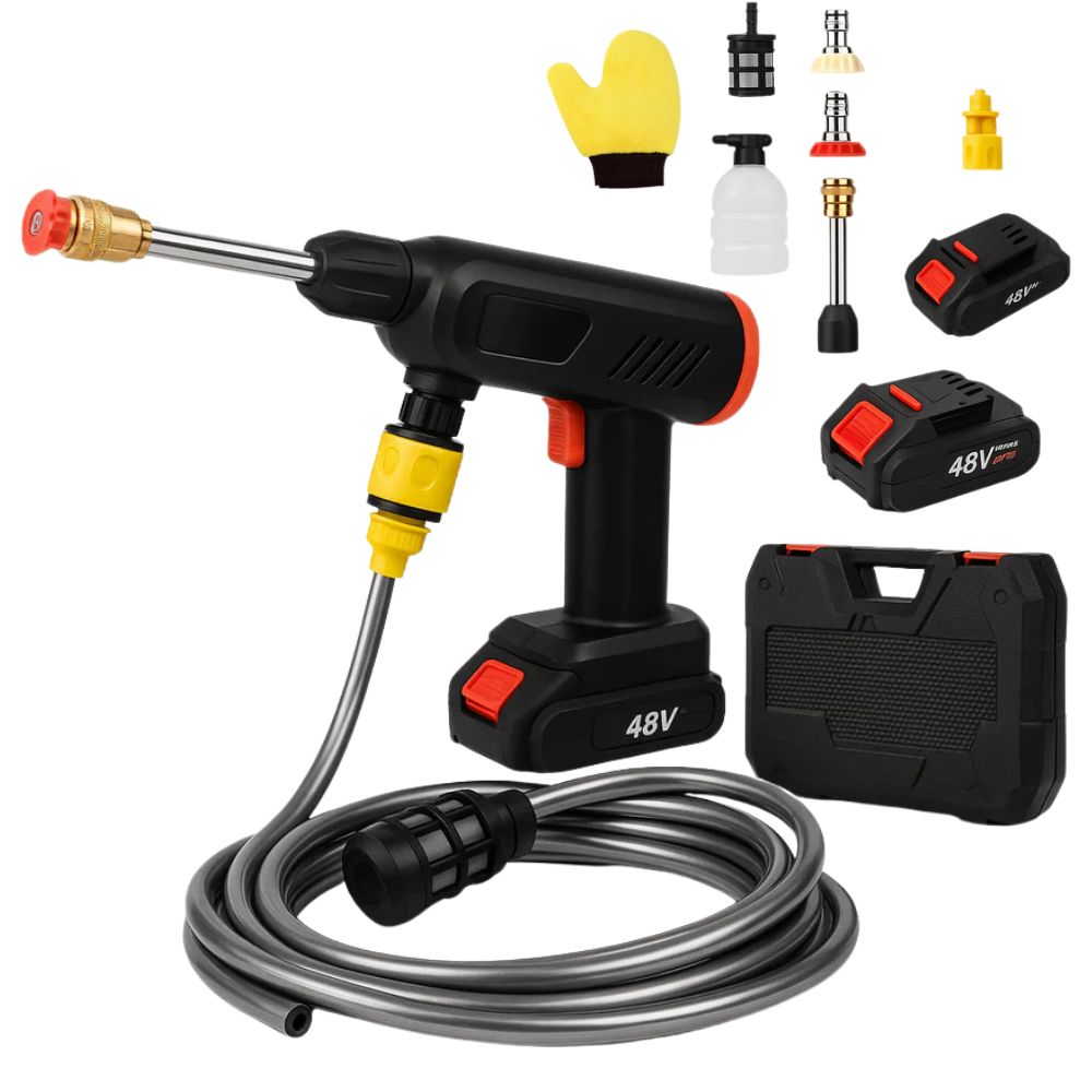 BowLift | Portable 48V Battery Pressure Washer | Powerful, Lightweight and Ideal for Cleaning Cars, Gardens and Outdoor Surfaces