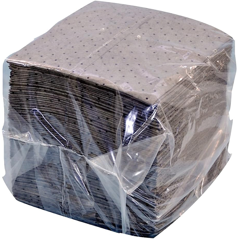 BowLift | 100 Pcs Spill Absorbent Pads, 9.8 x 13 Inch, Oil Absorbent Pads Weight Dimpled Pad Garage Accessories Water, for Absorbing Protecting Home Garage Basement