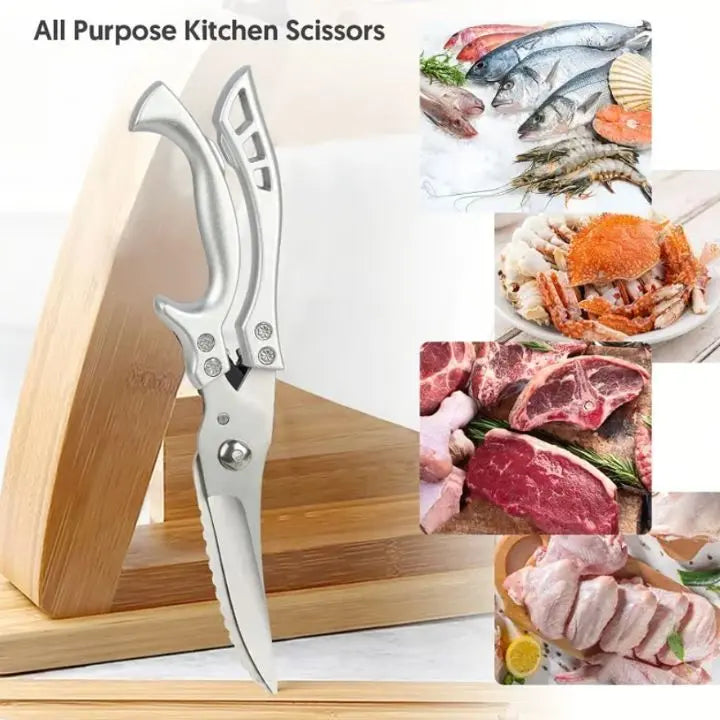 BowLift | Super strong kitchen scissors – stainless steel & effortless cutting