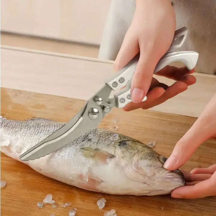 BowLift | Super strong kitchen scissors – stainless steel & effortless cutting