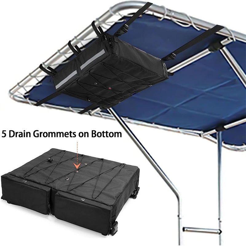 BowLift | Life Jacket Storage Bag, Can Hold 4 Life Jackets, Black Yacht Roof Hanging Bag (Not Including Life Jackets)