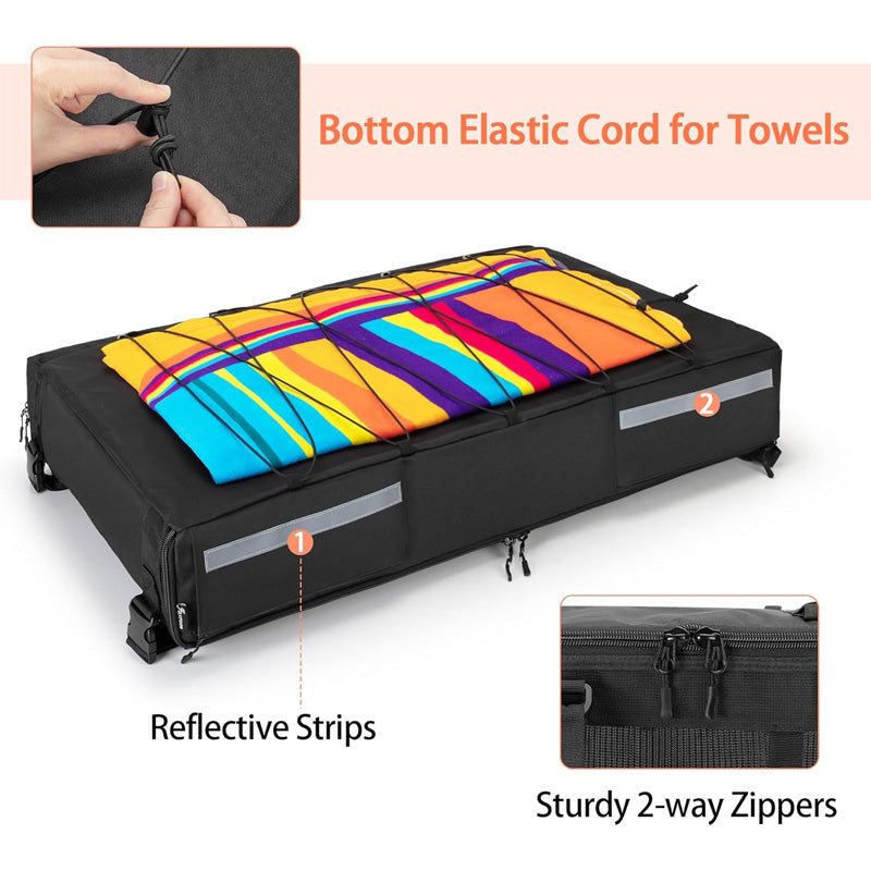 BowLift | Life Jacket Storage Bag, Can Hold 6 Life Jackets, Black Yacht Roof Hanging Bag (Not Including Life Jackets)