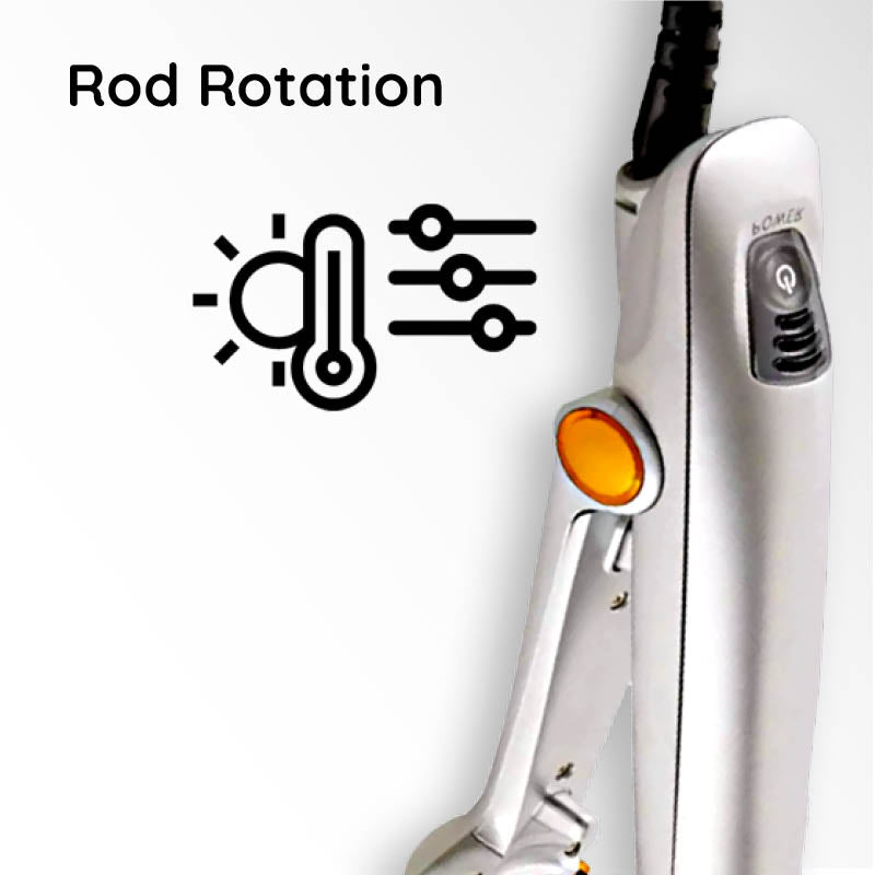 BowLift | Professional 2 in 1 Rotating Iron Hair Brush