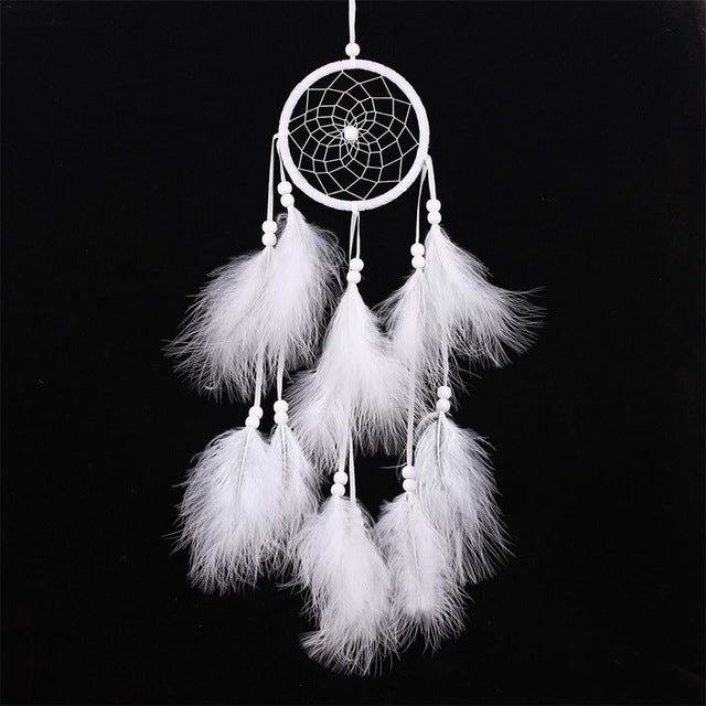 BowLift | Simple creative home decor ornaments dreamcatcher car pendant (White)