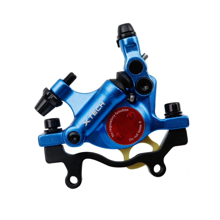 BowLift | ZOOM HB100 Mountain Bike Hydraulic Brake Caliper Folding Bike Cable Pull Hydraulic Disc Brake Caliper, Style: Rear(Blue)