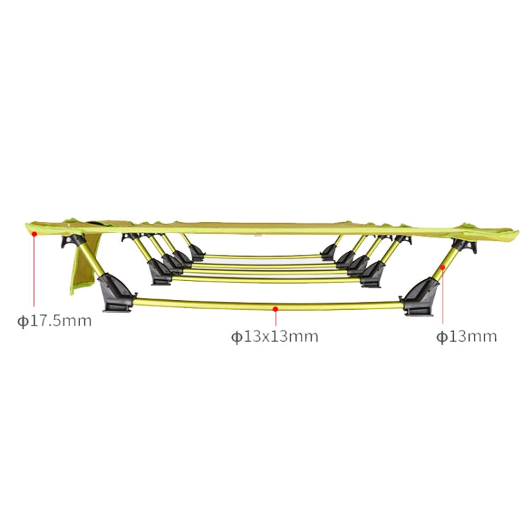 BowLift | CLS Outdoor Lightweight Folding Bed Camping Simple Leisure Bed (Gray)