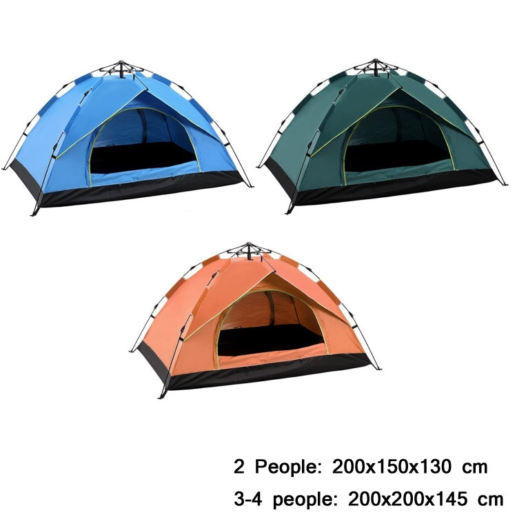 BowLift | TC-014 Outdoor Beach Travel Camping Automatic Spring Multi-Person Tent For 2 People (Green+Mat)