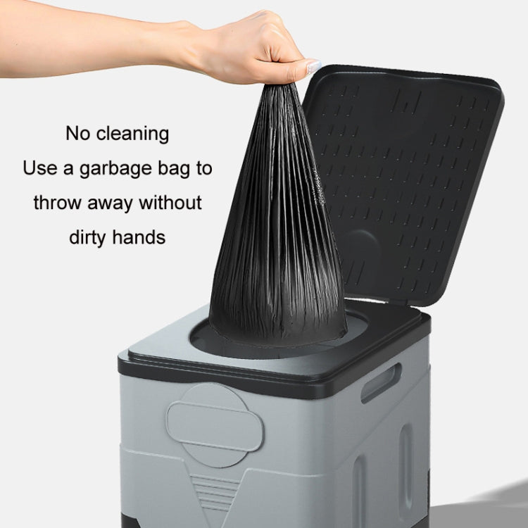 BowLift | Auto Folding Portable Toilet Outdoor Emergency Mobile Toilet (Dark Gray)