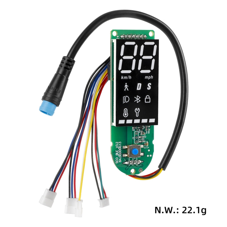 BowLift | For Xiaomi Electric Scooter Pro/Pro 2/1S Four-Wire Dual Brake Bluetooth Board Set, Specification: With Switch Panel