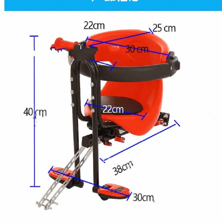 BowLift | Fully enclosed bicycle front seats for children (Green)
