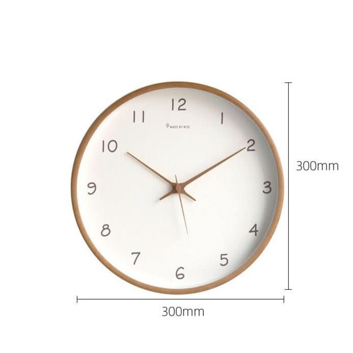 BowLift | Analog Wood Wall Clock with Silent Movement