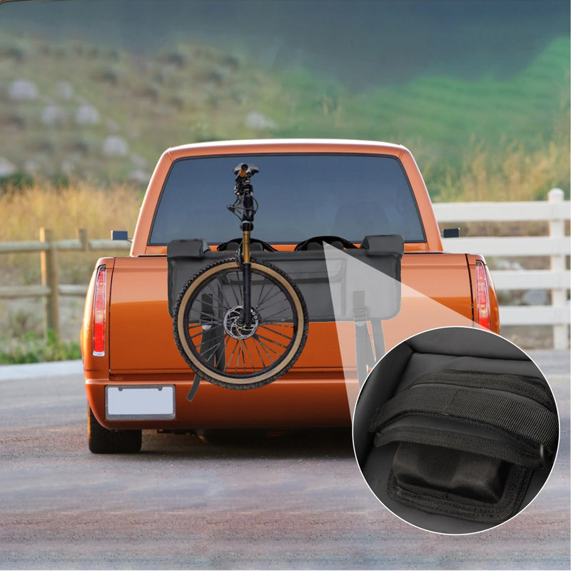 BowLift | Truck Tailgate Pad Bicycles Rear Fixed Protective Tail Cushion Bike Tailgate Cover Protection Pad Mtb Pick-Up Pad Car Accessory