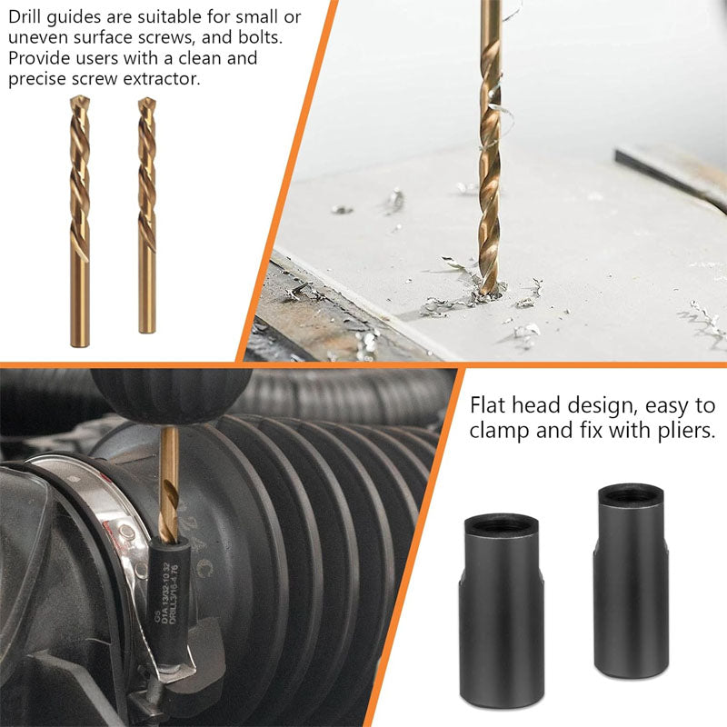 BowLift | Tap Extractors  55 Pieces Easy Out Bolt Extractor Set for Removing Stripped Screws Studs Fittings and Lugs Extraction