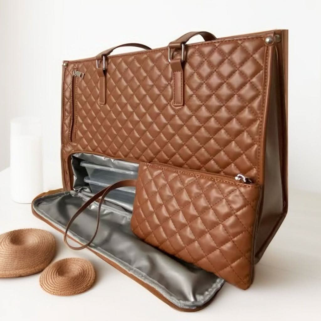 BowLift | in-1 - Elegant shopping bag with integrated insulated compartment & large storage space
