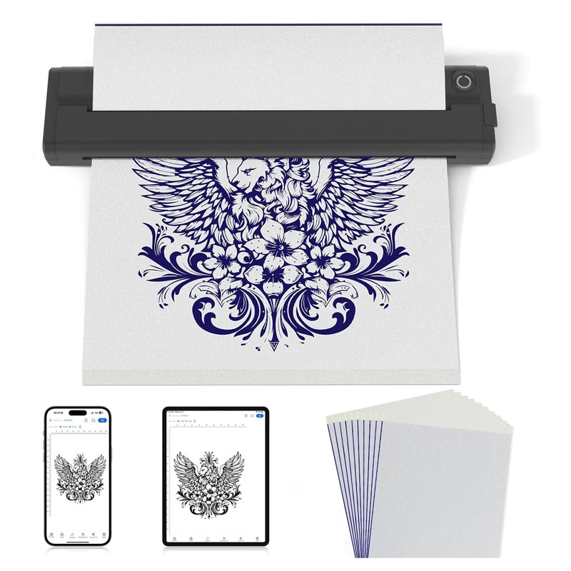 BowLift | Thermal Tattoo Printer A4 Size, Portable Mini Professional Tattoo Transfer Machine