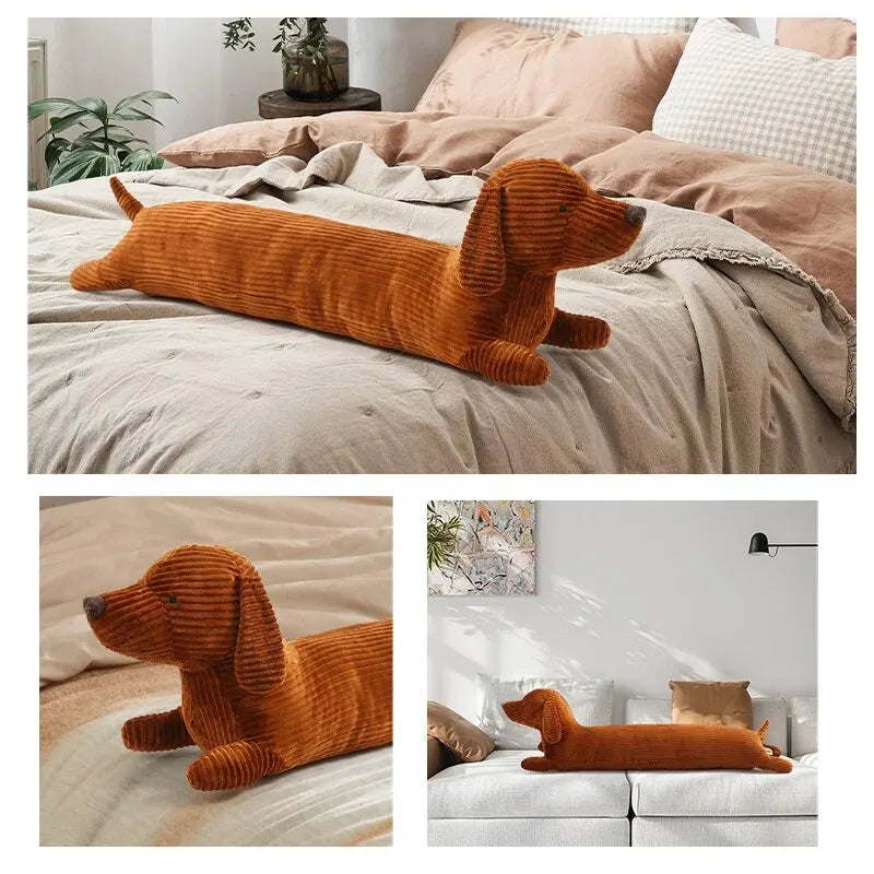 BowLift | Dog cuddly toy - DogPillow - Fluffy - Soft and durable - Dachshund