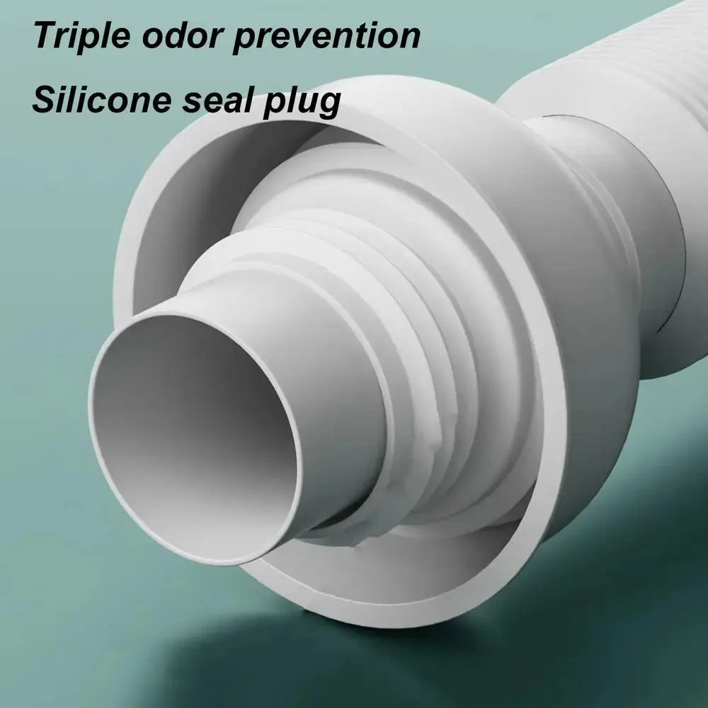 BowLift | Telescoping Multi-Purpose Drain Hose Set – Odor Prevention & Easy Installation