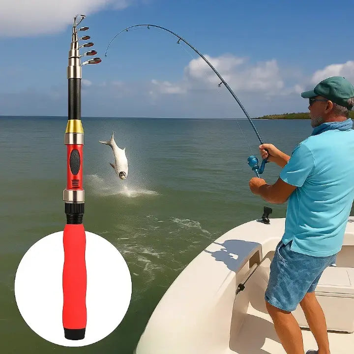 BowLift | Telescopic Fishing Rod – Compact & easy to transport