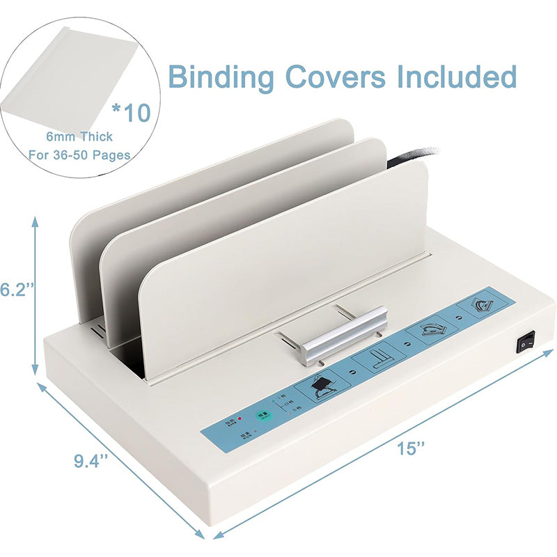 BowLift | Thermal Binding Machine 500 Sheets Capacity A3 A4 A5 Document Heat Binder Book Binding Machine