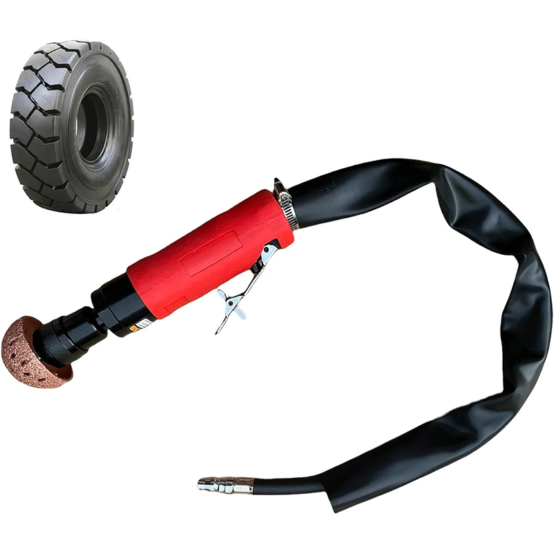 BowLift | Tire Buffer Kit，2500rpm Low Speed Air Tire Buffing Machine Tire Repair Kit Polishing Cleaning Tool 35mm Pneumatic Automatic Buffing Wheel Machine Tire Repair Tool Rear Exhaust