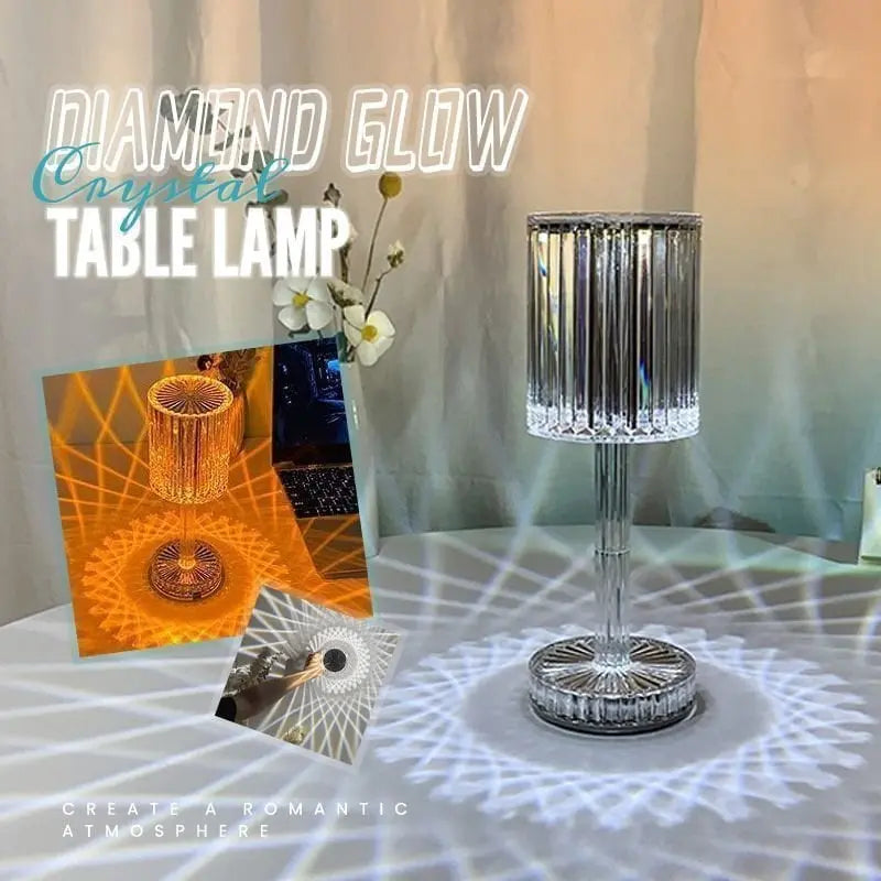 BowLift | Touch crystal lamp - 3-level dimmable light colors with elegant diamond cut!