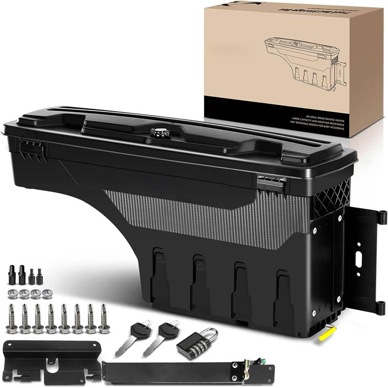 BowLift | Truck Tool Boxes Lockable Compatible with 2007-2019 Chevrolet Silverado & GMC Sierra 1500 2500 3500 Passenger Side