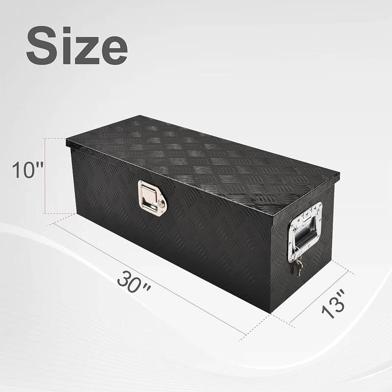 BowLift | Truck Tool Boxes 30 Inch Heavy Duty Aluminum Truck Bed Tool Box for Pickup, RV, Trailer, Truck Bed