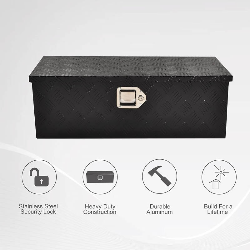 BowLift | Truck Tool Boxes 30 Inch Heavy Duty Aluminum Truck Bed Tool Box for Pickup, RV, Trailer, Truck Bed