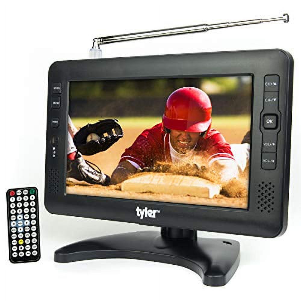 BowLift | Portable Rechargeable Mini LED TV – 9-Inch Widescreen Battery Operated Television