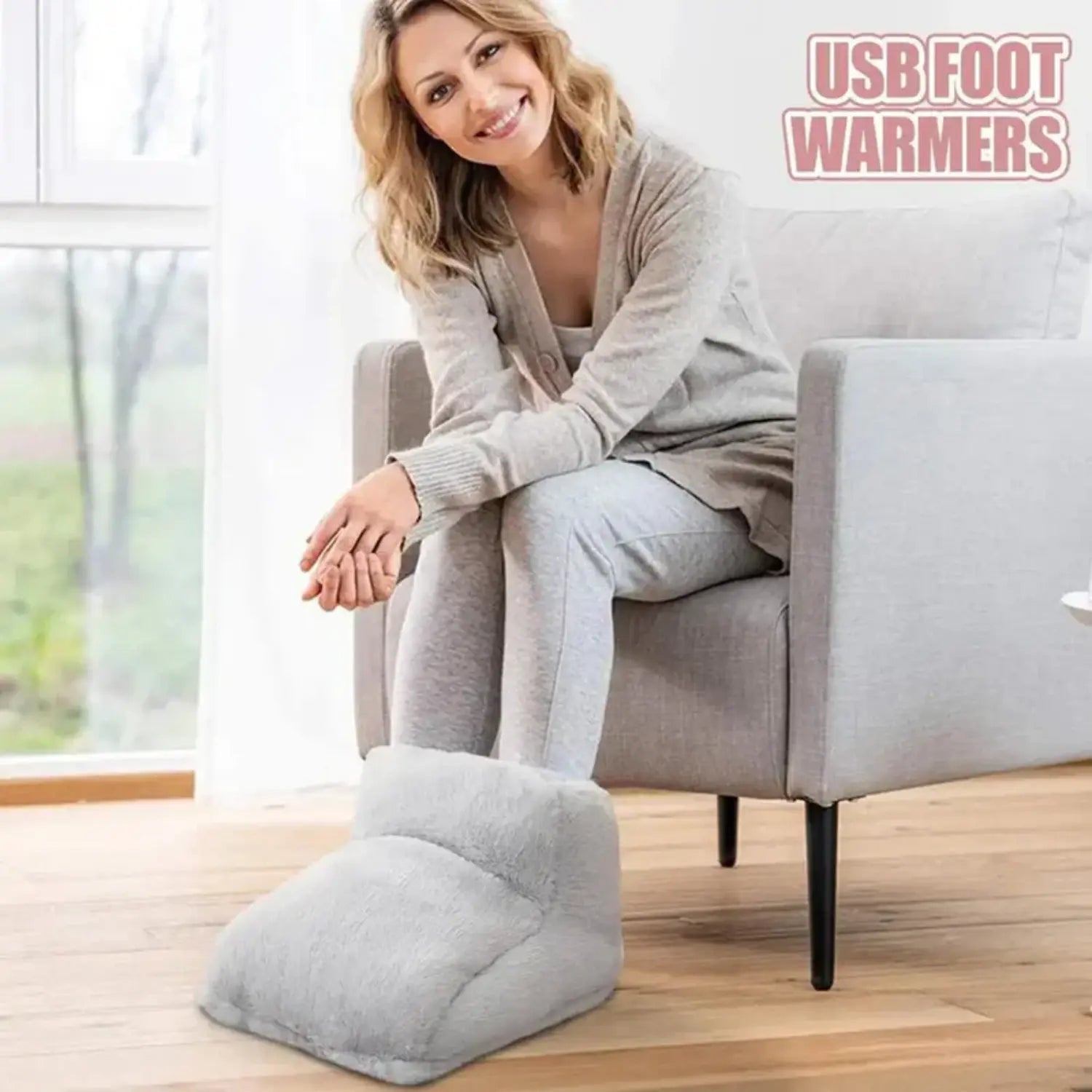 BowLift | USB foot warmer with plush comfort and fast heat