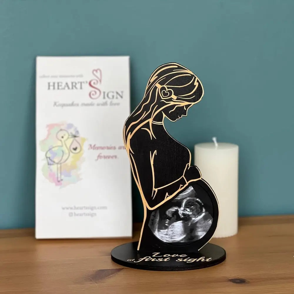BowLift | Ultrasound picture frame pregnancy – Unique memory of the first glimpse of your baby