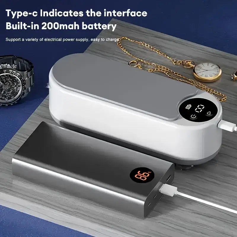 BowLift | Ultrasonic Deep Cleaning Device – For Jewelry, Glasses, Dentures, and Makeup Brushes