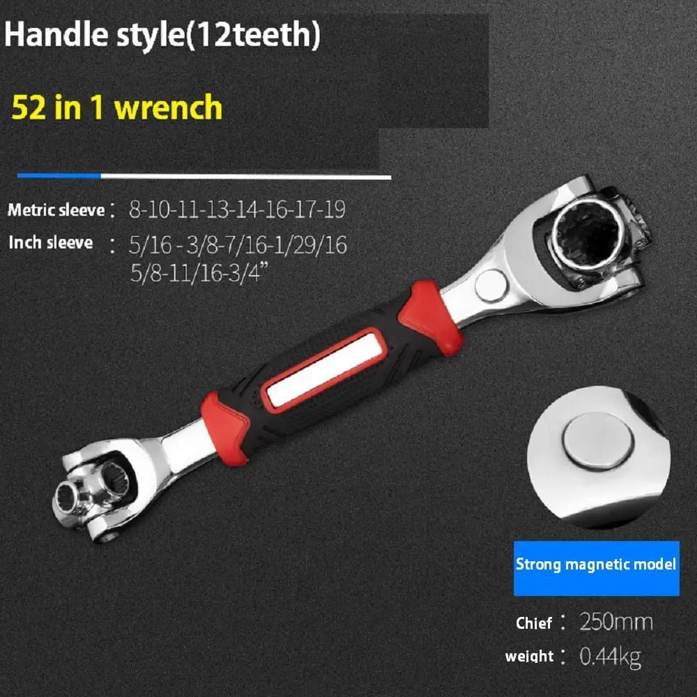 BowLift | Universal ratchet 8-in-1 – change size without tool change