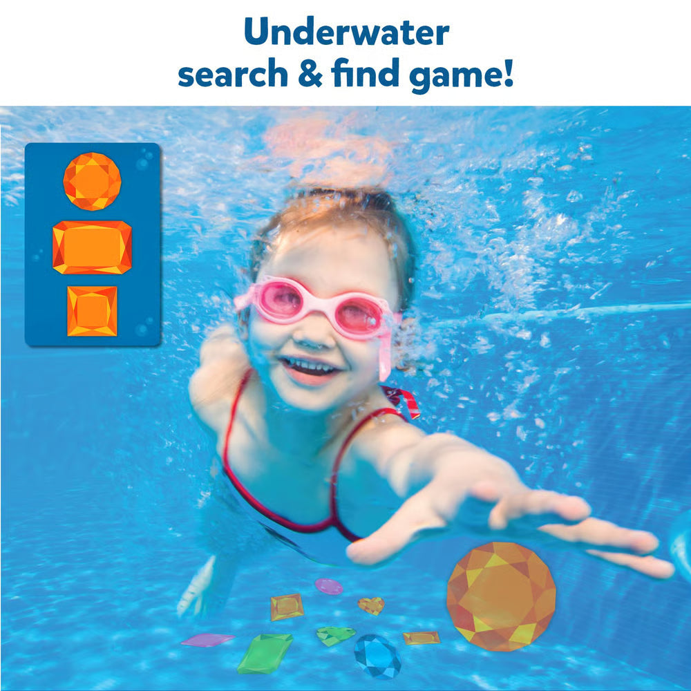 BowLift | Underwater Pool Treasure Hunt game with waterproof gems and cards
