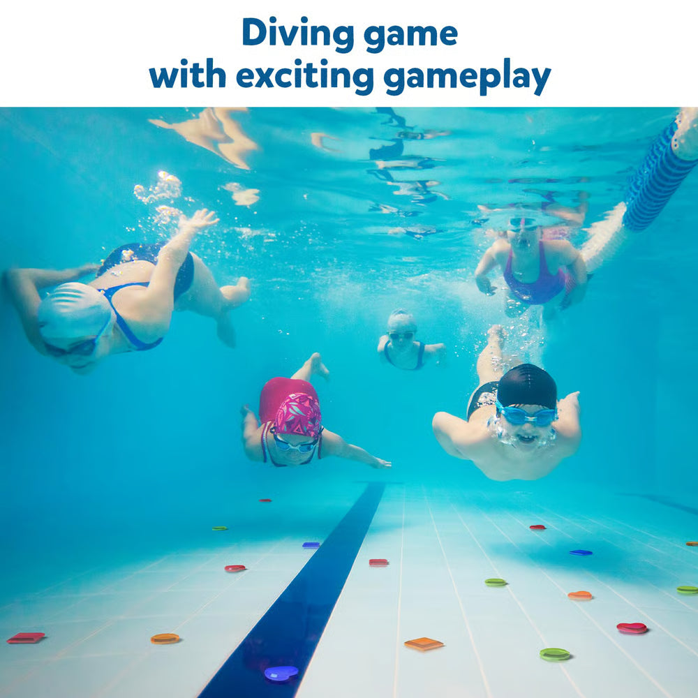 BowLift | Underwater Pool Treasure Hunt game with waterproof gems and cards