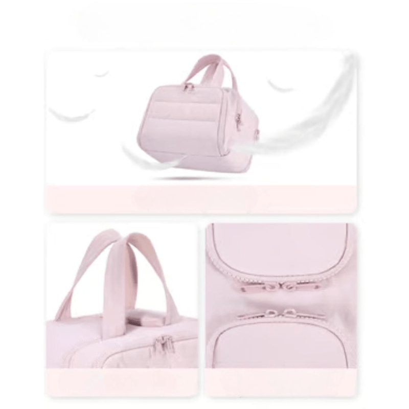 BowLift | Compact toiletry bag with hook & compartment division