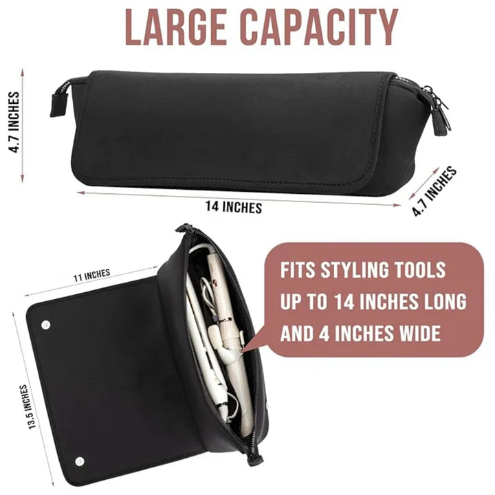 BowLift | 2-in-1 hair tool travel bag & heat-resistant mat