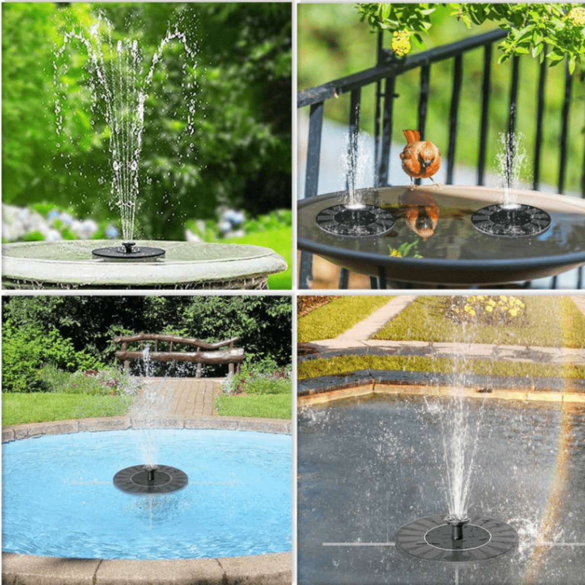 BowLift | Friendly Solar Bird Fountain - Create a peaceful oasis in your garden