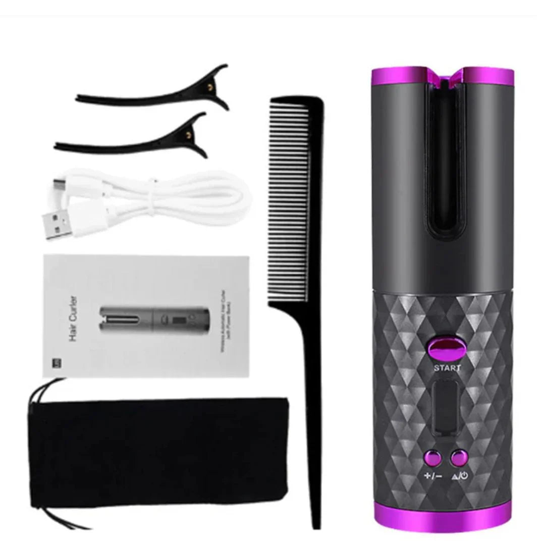 BowLift | PerfectCurl Automatic Curling Styler | Cordless and Rechargeable for Perfect Curls